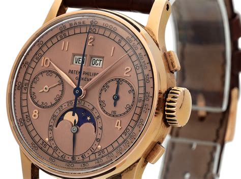 patek philippe 1518 pink gold|Patek Philippe 1518 in gold.